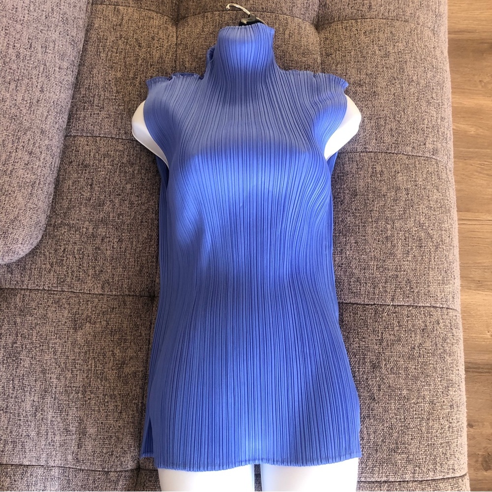 Issey Miyake pleats please tank top